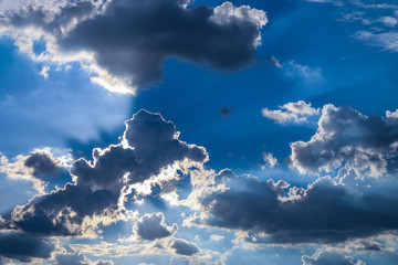 Blue sky.