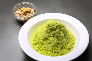 green tea bingsu, 녹차빙수, 마차빙수