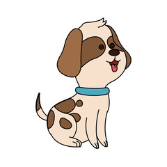 dog or puppy house pet icon image vector illustration design 