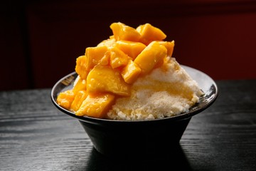 mango bingsu, 망고빙수