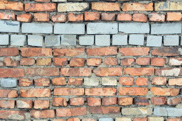 Texture of old brick wall.