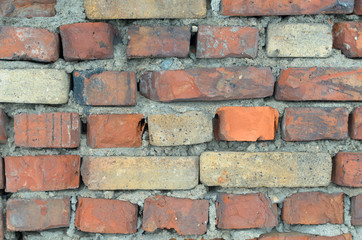 Texture of old brick wall.