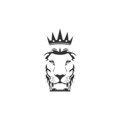 abstract lion king logo