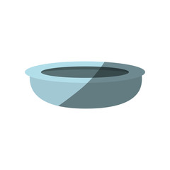 bowl food service shadow vector illustration eps 10