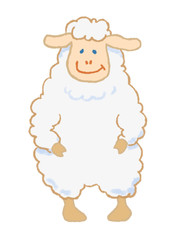 ひつじ(白)