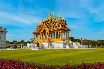 Barom Mangalanusarani Pavillian in the area of Ananta Samakhom Throne Hall in Royal Dusit Palace in Bangkok, Thailand