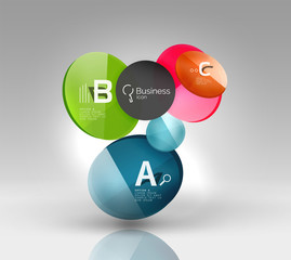 Vector circle infographics