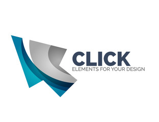 Vector icon, arrow mouse pointer or directional symbol