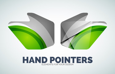 Vector hand mouse pointer