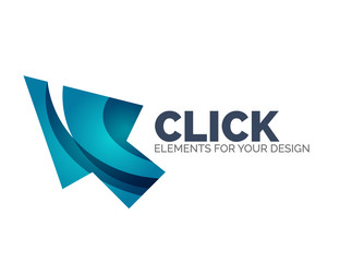 Vector icon, arrow mouse pointer or directional symbol