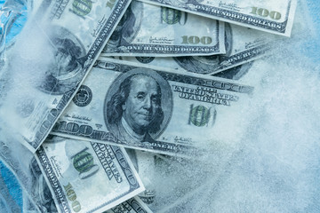 100 dollars frozen melt.