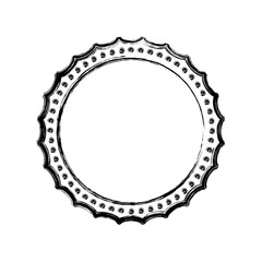 Blank label stamp icon vector illustration graphic design