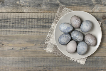Grey Easter eggs