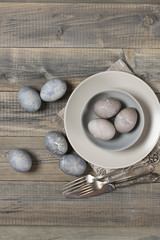 Grey Easter eggs