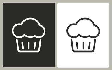 Cake - vector icon.