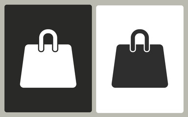 Shopping bag - vector icon.