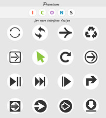 arrow icon set