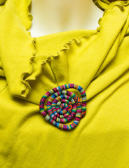 Brooch from a cord