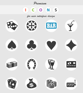 casino icon set
