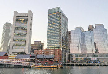 Fototapeta na wymiar Boston skyline, USA