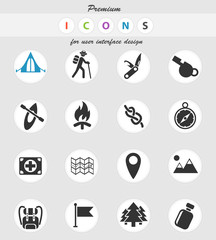 day of skouts icon set