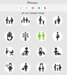 family icon set
