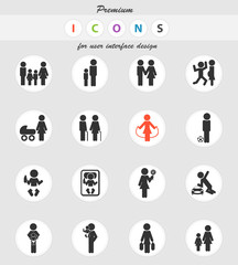 family icon set