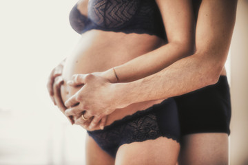 Couple expecting a child