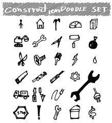Business doodles sketch vector ink EPS10