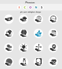insurance icon set