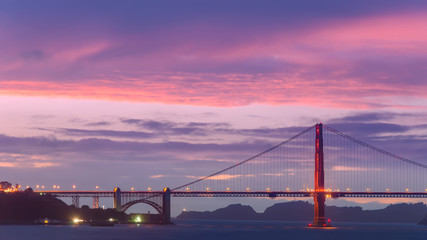 Golden Gate Bridge, side look