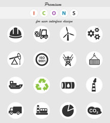 industry icon set