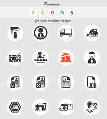 job icon set
