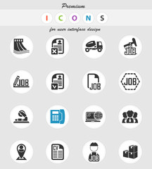job icon set