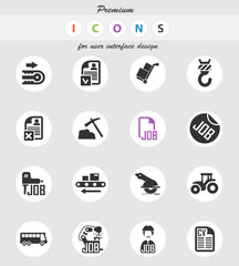 job icon set