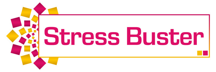 Stress Buster Pink Gold Circular Bar 