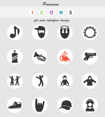 music icon set