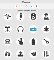 music icon set
