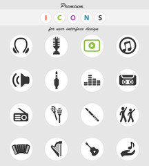 music icon set