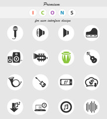 music icon set