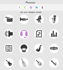 music icon set