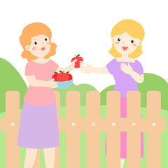 Good relationship of neighbor vector..