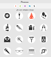 party icon set