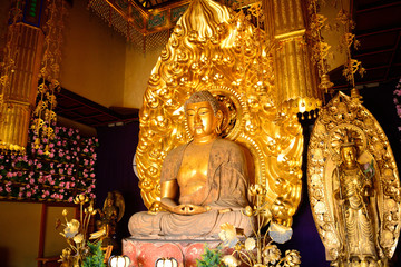 Amida Nyorai at Hase Dera Kannon Buddhist Temple, Kamakura, Japa