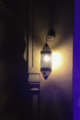 oriental lamp in hotel jaipur india