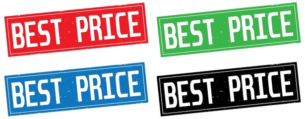 BEST PRICE text, on rectangle stamp sign.