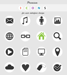 social media icon set