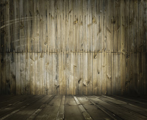 old wooden interior