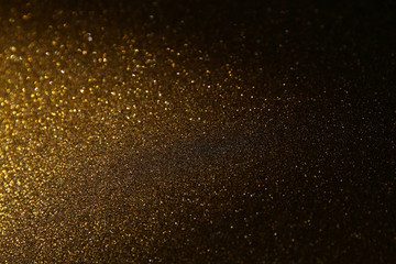 glitter vintage lights background. de-focused.