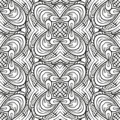 Fantasy decorative seamless pattern